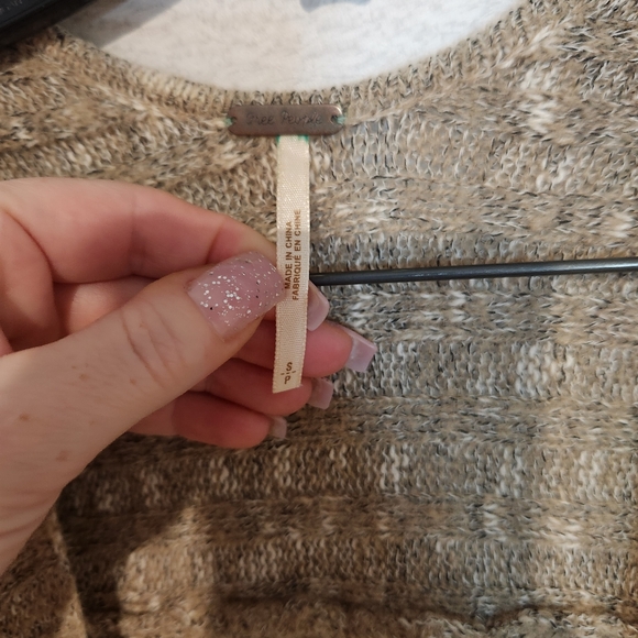 Free People Open Front Long Cardigan Wool Blend Small - Picture 3 of 8